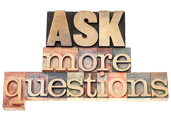 Image showing ask more questions