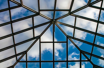 Image showing roof skylight with sky