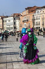 Image showing Disguised Couple