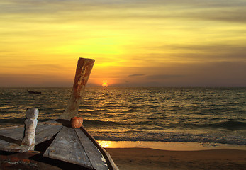 Image showing Beautiful sunrise in Rawai Phuket