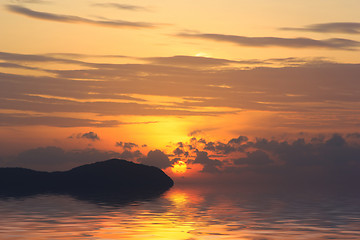 Image showing Beautiful sunrise in Rawai Phuket