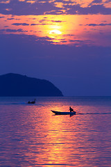 Image showing Beautiful sunrise in Rawai Phuket