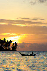 Image showing Beautiful sunrise in Rawai Phuket