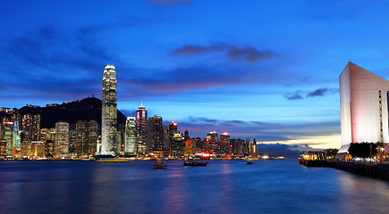 Image showing Hong Kong night 