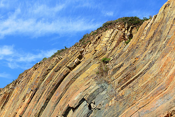 Image showing Hong Kong Geographical Park , hexagonal column 