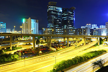 Image showing traffic city night