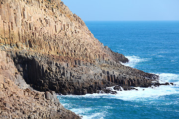 Image showing Hong Kong Geographical Park , hexagonal column