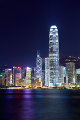 Image showing Hong Kong city at night