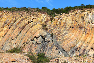 Image showing Hong Kong Geographical Park , hexagonal column