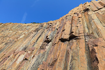 Image showing Hong Kong Geographical Park , hexagonal column 