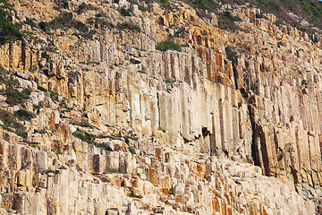 Image showing Hong Kong Geographical Park , hexagonal column