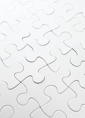 Image showing White puzzle
