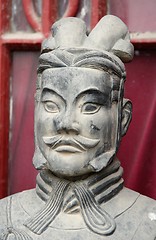 Image showing Ancient chinese statue