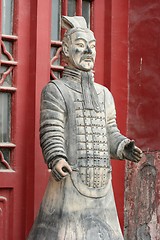 Image showing Ancient chinese statue