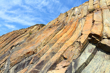 Image showing Hong Kong Geographical Park , hexagonal column 