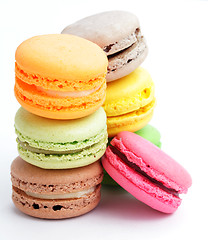 Image showing Colorful macaroons 