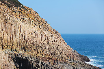 Image showing Hong Kong Geographical Park , hexagonal column