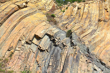 Image showing Hong Kong Geographical Park , hexagonal column 