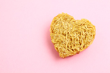 Image showing heart sharp noodle 