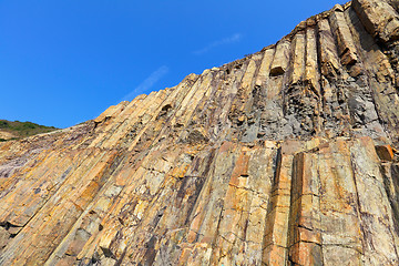 Image showing Hong Kong Geo Park , hexagonal column