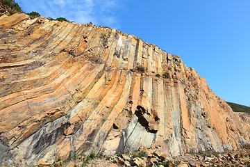 Image showing Hong Kong Geo Park , hexagonal column