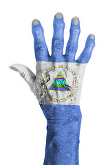 Image showing Hand of an old woman with arthritis