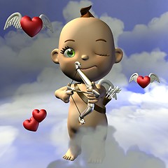 Image showing Toon Baby Amor