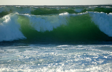 Image showing Big green waves # 13