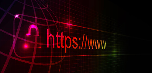 Image showing https protected web page