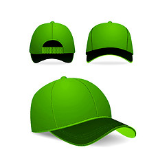 Image showing Green cap (baseball cap)