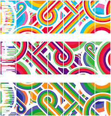 Image showing abstract disco background