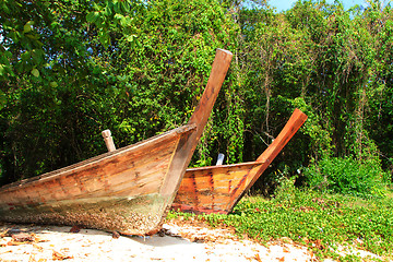 Image showing Boat in Phuket Thailand