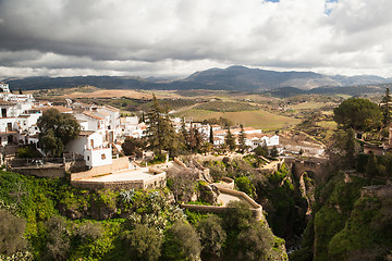 Image showing City of Ronda in Spain in winter