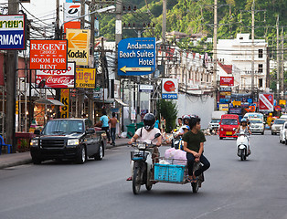 Image showing Thailand. Street in Patong. Editorial only.