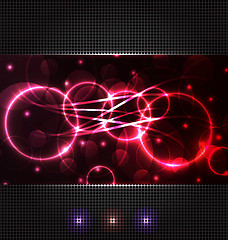 Image showing Abstract background with light effects