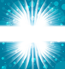 Image showing Abstract background with sunbeam