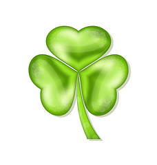 Image showing Shamrock isolated for Saint Patrick day