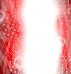 Image showing Abstract red magic wavy background 