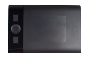 Image showing Black pen tablet