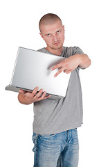 Image showing Man with notebook