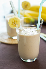 Image showing Banana smoothie