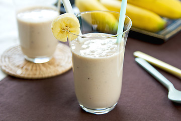 Image showing Banana smoothie