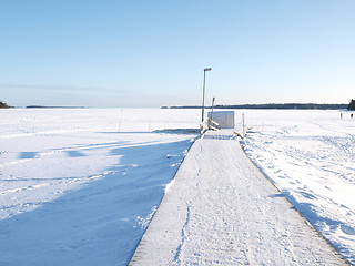 Image showing Ice swimming place