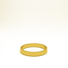 Image showing isolated gold ring