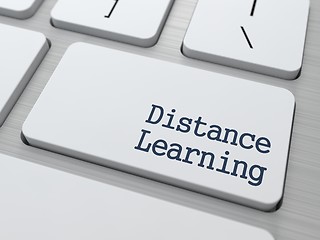 Image showing Distance Learning Button.