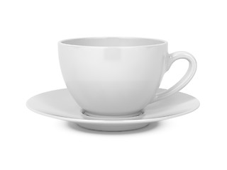 Image showing Coffee Cup Isolated on White.
