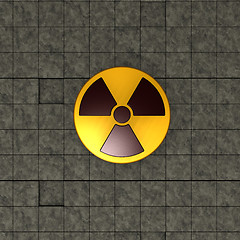 Image showing nuclear symbol