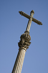 Image showing Cross against blue sky