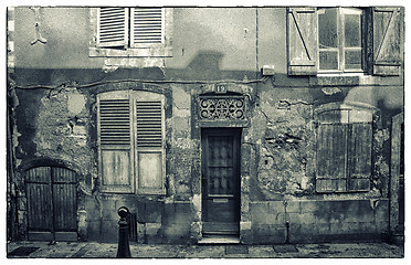 Image showing Grunge facade France