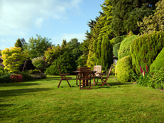 Image showing English garden